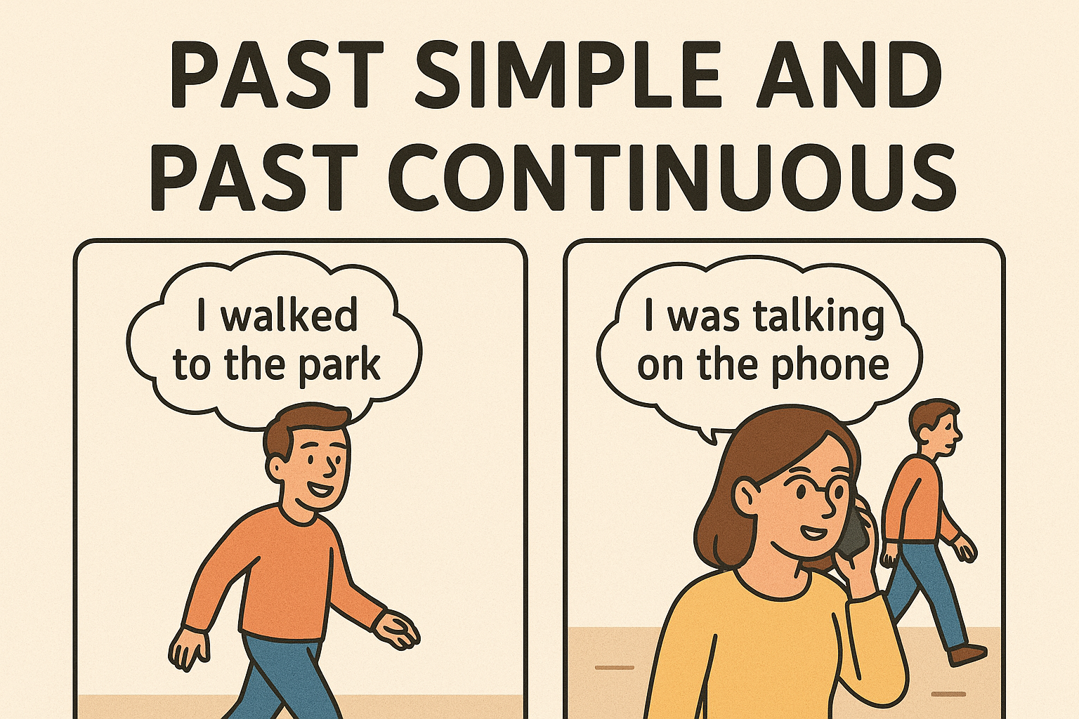 Past simple és past continuous