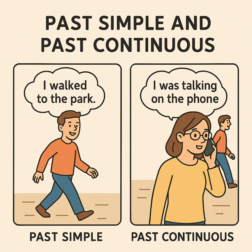 Past simple és past continuous
